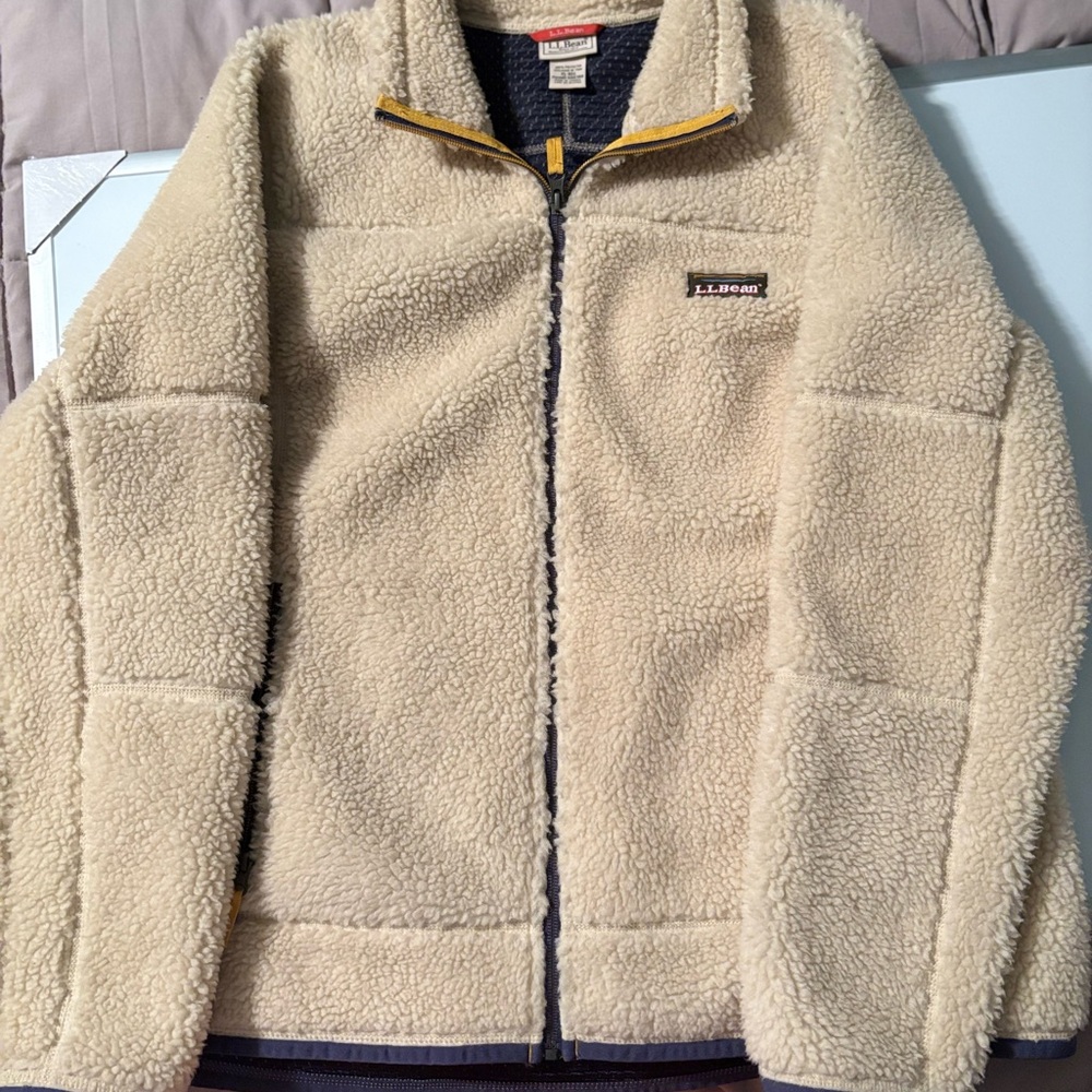 Men’s LL Bean Sherpa zip up